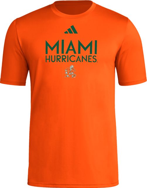 University of Miami Hurricanes adidas Short Sleeve T-Shirt