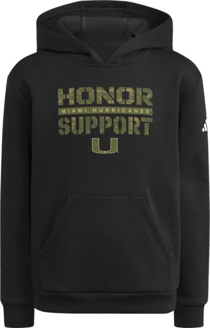 University of Miami Youth Hooded Sweatshirt