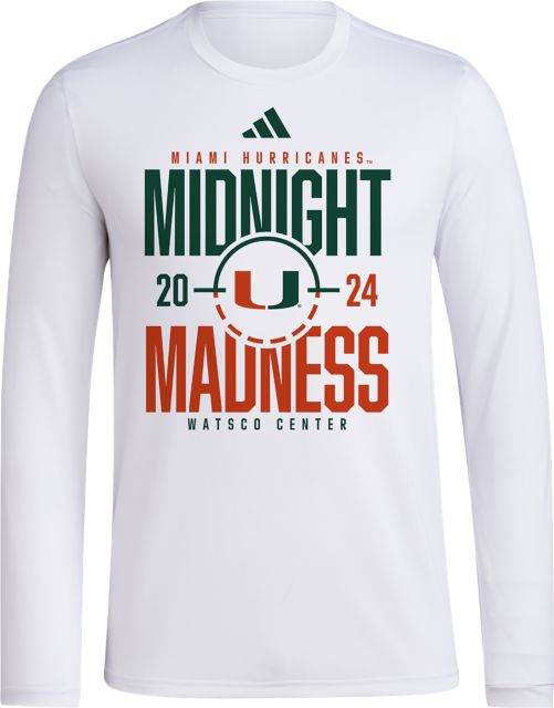 University of Miami Hurricanes Basketball Midnight Madness 2024 Long Sleeve T-Shirt