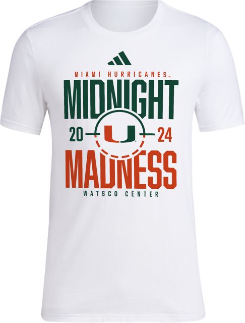 University of Miami Hurricanes Basketball Midnight Madness 2024 Short Sleeve T-Shirt