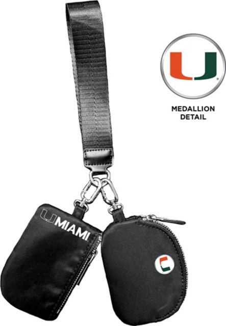 University of Miami Oversized Key Strap Coin Purse