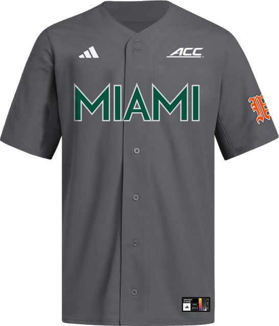 University of Miami Hurricanes adidas Baseball Replica Jersey