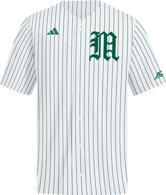 University of Miami Hurricanes adidas Baseball Replica Pinstripe Jersey