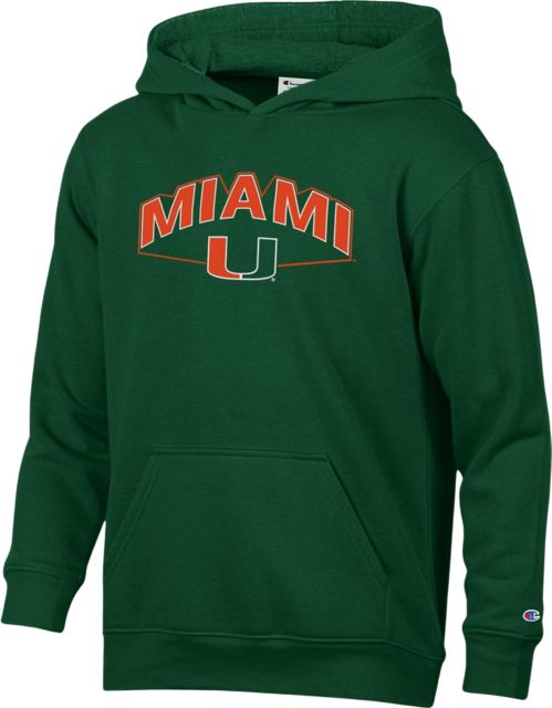 University of Miami Youth Hooded Sweatshirt