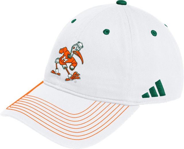 University of Miami Hurricanes adidas Slouch Adjustable Cap