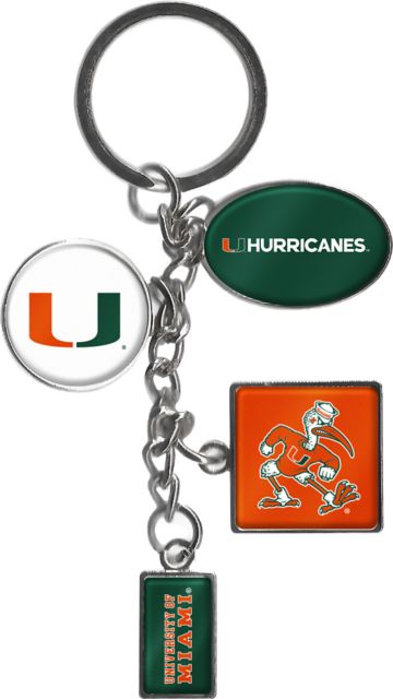 University of Miami Dangle Keychain