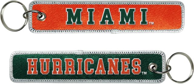 University of Miami Hurricanes Key Tag