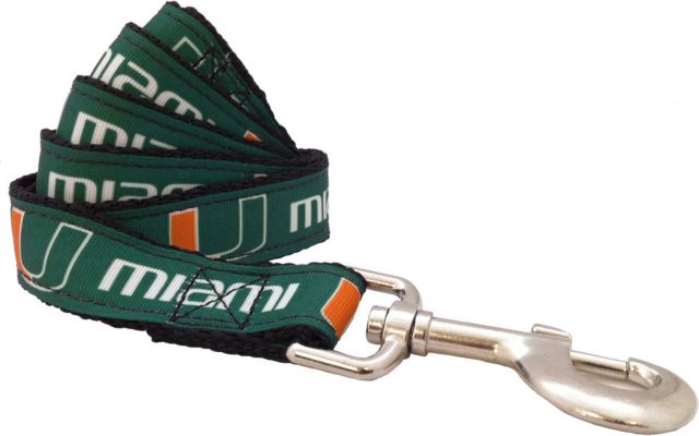 University of Miami 6 FT Dog Leash