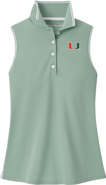 University of Miami Women's Canterbury Sleeveless Polo