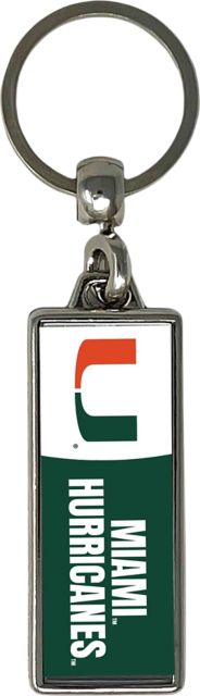 University of Miami Hurricanes Keychain