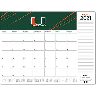 Miami University Calendar 2022 University Of Miami 2021-2022 Desktop Calendar:university Of Miami