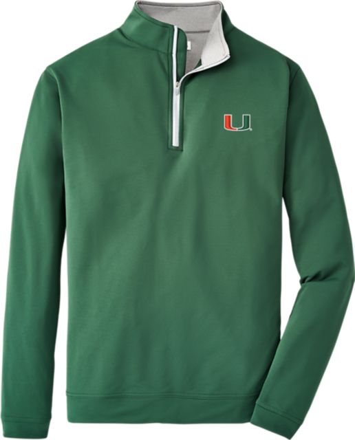University of Miami 1/4 Zip Sweater