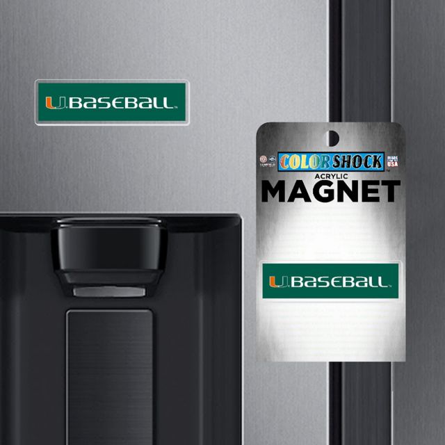 University of Miami 7 in. Acrylic Magnet
