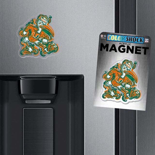 University of Miami Hurricanes Acrylic Magnet