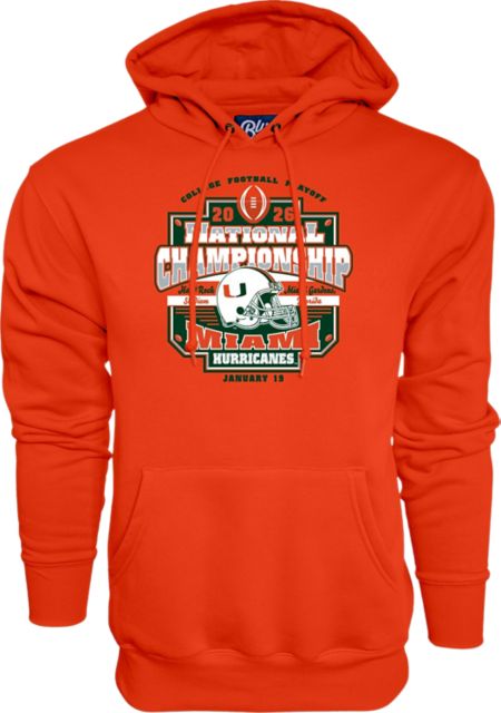 University of Miami Football 2026 National Championship Game Hooded Sweatshirt