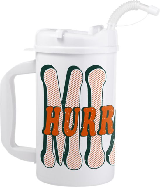 University of Miami 33 Oz. Plastic Tumbler