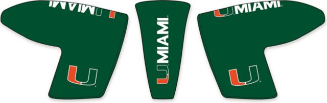 University of Miami Hurricanes Solid Putter Blade Cover