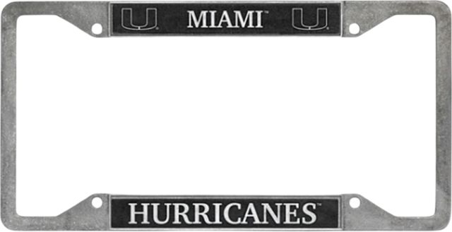 University of Miami Pewter Frame