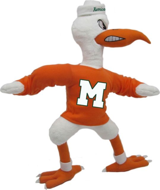 University of Miami 8'' Plush Ibis
