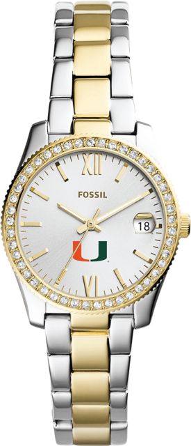 University of Miami Fossil Women's Watch