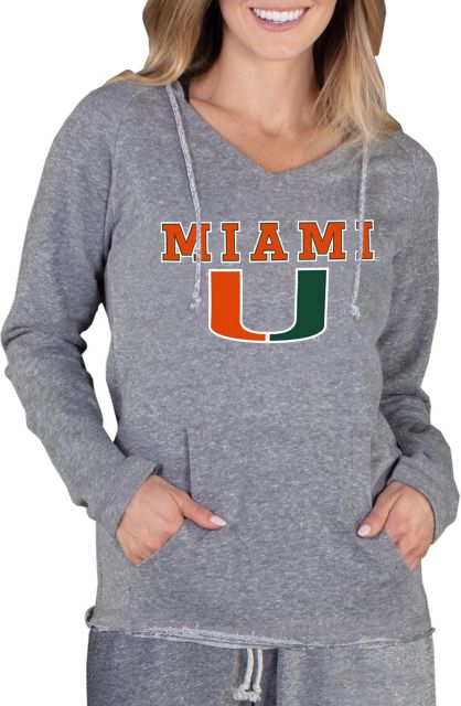 University of Miami Women's Mainstream Hooded Sweatshirt - ONLINE ONLY