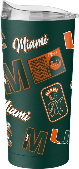 University of Miami 20oz Dreamweave Powder Coat Tumbler