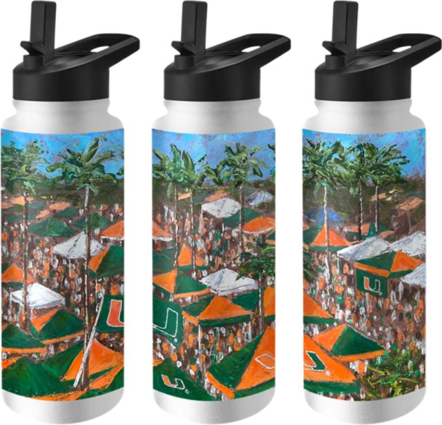 University of Miami 34oz Collector Quencher Bottle