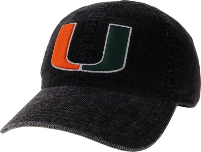 University of Miami Corduroy Adjustable Cap