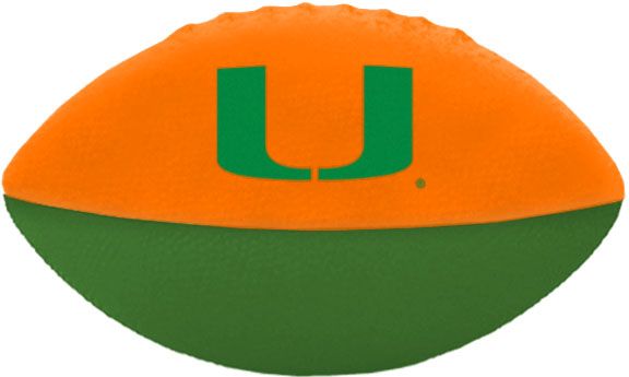 University of Miami 6" Foam Football