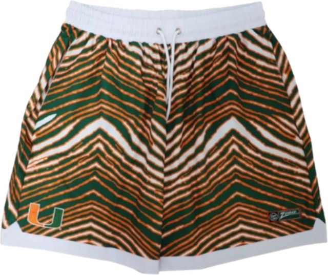 University of Miami Zubaz Shorts