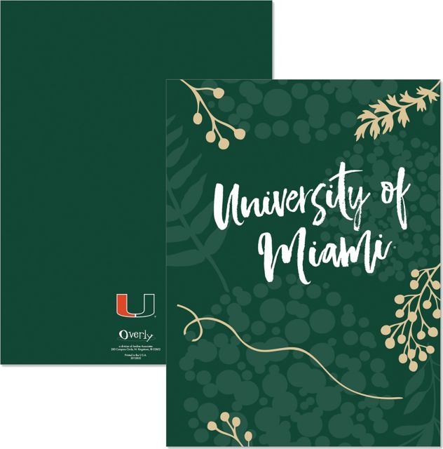 University of Miami Pocket Folder