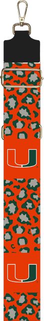 University of Miami Leopard Bag Strap