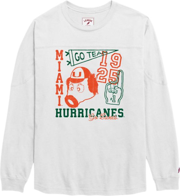 University of Miami Hurricanes Women's Throwback Long Sleeve T-Shirt