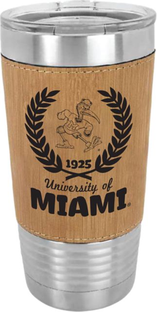 University of Miami Laramie Travel Tumbler