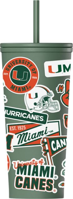 University of Miami 25 oz. Hydrapeak Bottle