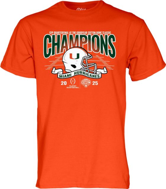 University of Miami 2025 Bowl Champions Short Sleeve T-Shirt