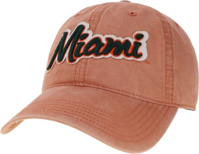 University of Miami Twill Adjustable Cap