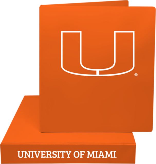University of Miami 1.5'' Vinyl Binder