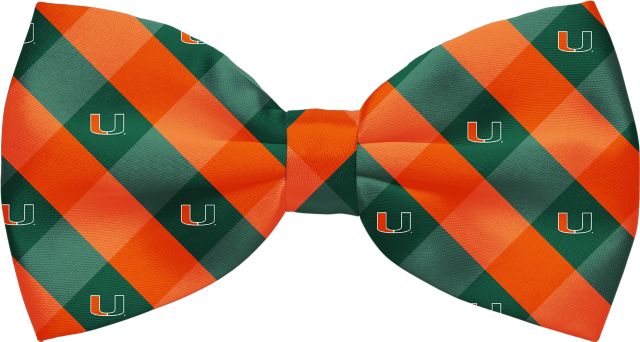 University of Miami Silk Bowtie