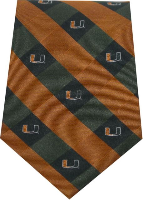 University of Miami Silk Necktie