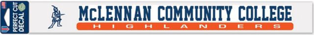 McLennan Community College 2'' x 17'' Perfect Cut Decal