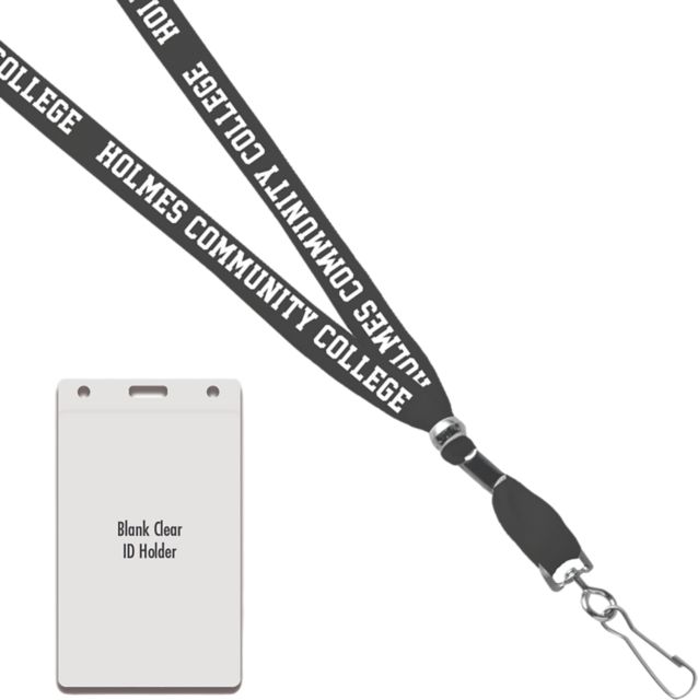 Holmes Community College Card Dispenser Lanyard
