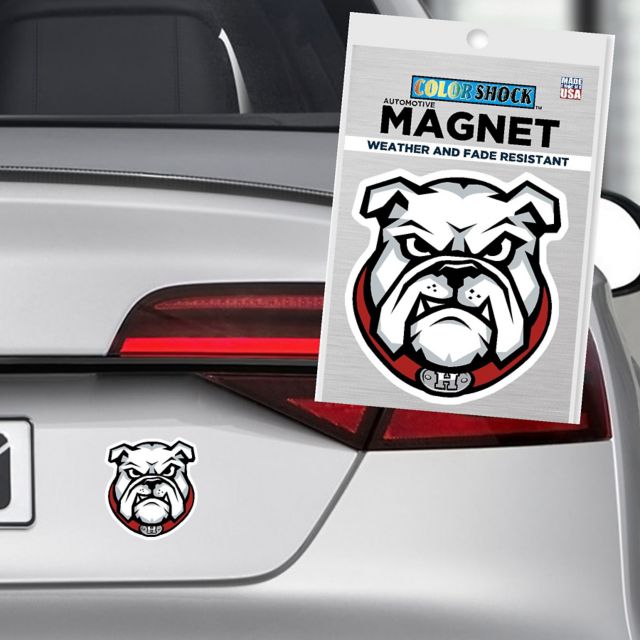 Holmes Community College Bulldogs 4" x 4" Magnet