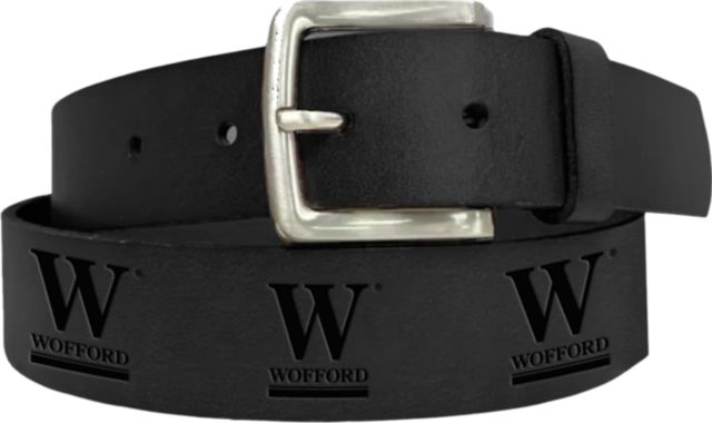Wofford College Leather Belt