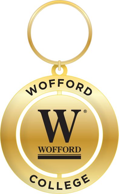 Wofford College Spinner Key Tag