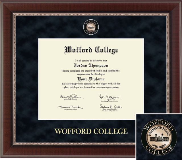 Wofford College 8.5x11 Regal Diploma Frame