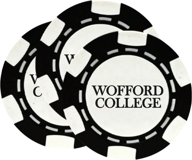 Wofford College Chip Ball Marker 3 Pack