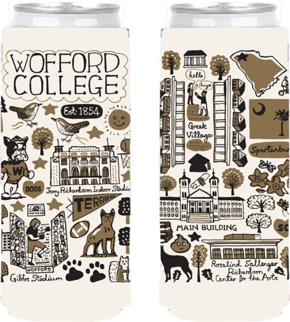 Wofford College Slim Can Coozie