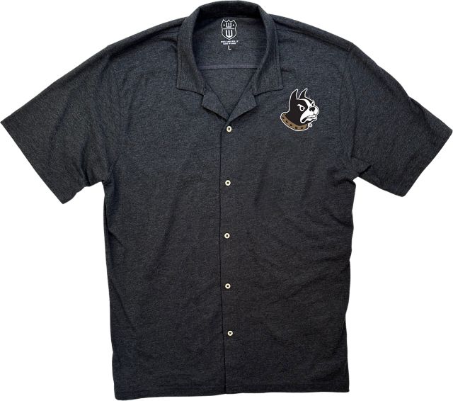 Wofford College Youth Button Down Short Sleeve Shirt