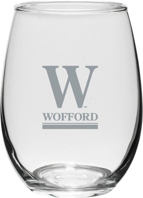 Wofford College 21 oz. Wine Glass